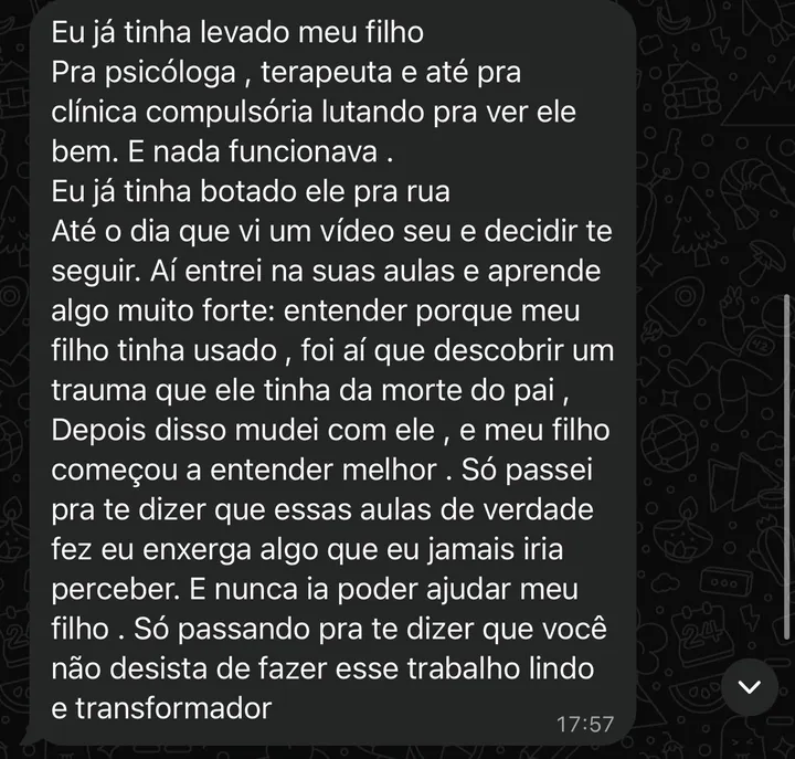 Depoimento: mãe que entendeu o trauma do filho e mudou a relação com ele